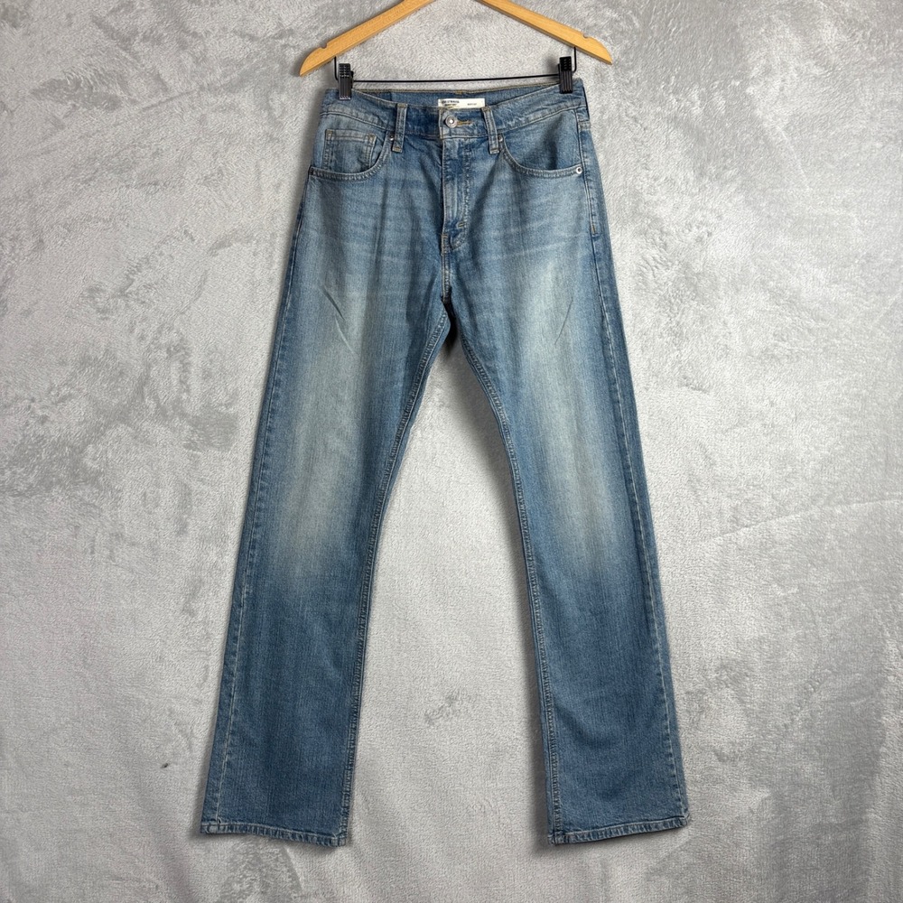 Levi Strauss Signature Bootcut Jeans 30x32 Blue Gold Label Stretch Denim Mens